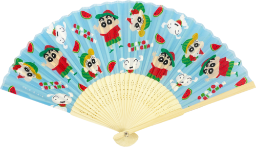 クレヨンしんちゃん 扇子 スイカトリオ | クレヨンしんちゃんグッズ
